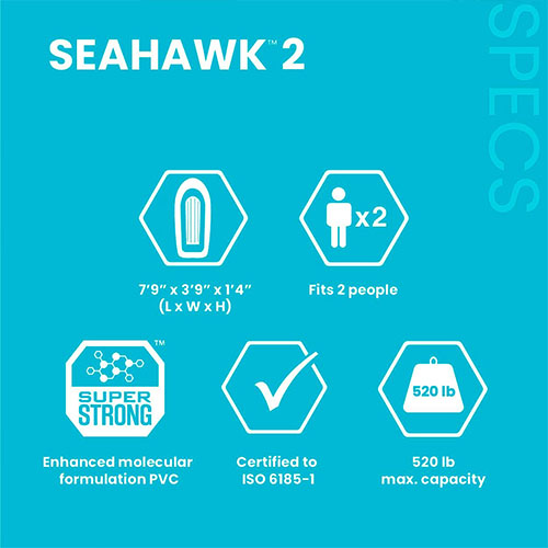 خرید قایق بادی اینتکس سیهاوک 2 مدل Seahawk TM 66332 ارزان