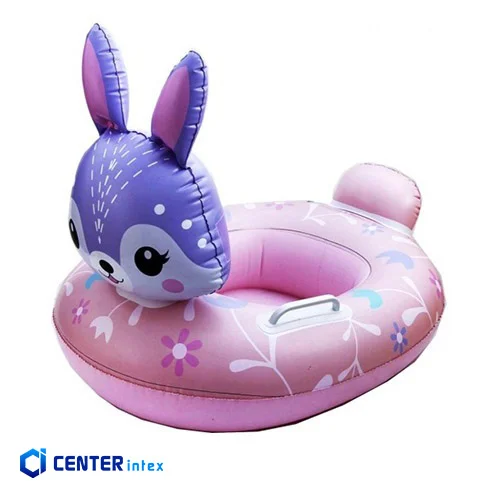 شناور بادی شورتی کودک طرح خرگوش بنفش