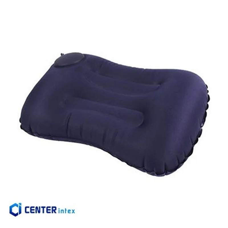 بالش بادی مسافرتی پمپ باد سرخود سورمه ای