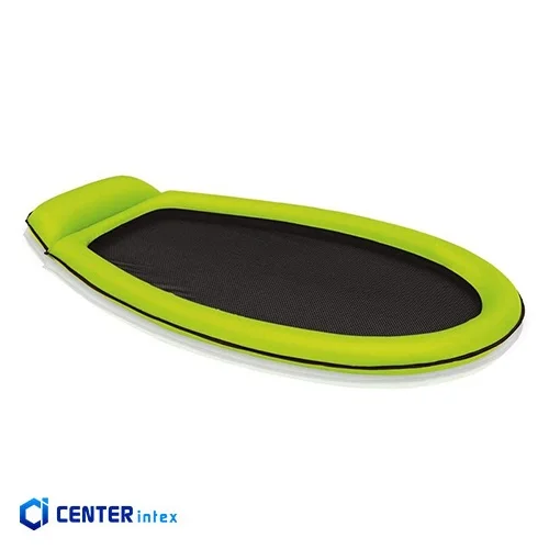 تشک بادی روی آب استخری سبز مدل ریلکسی