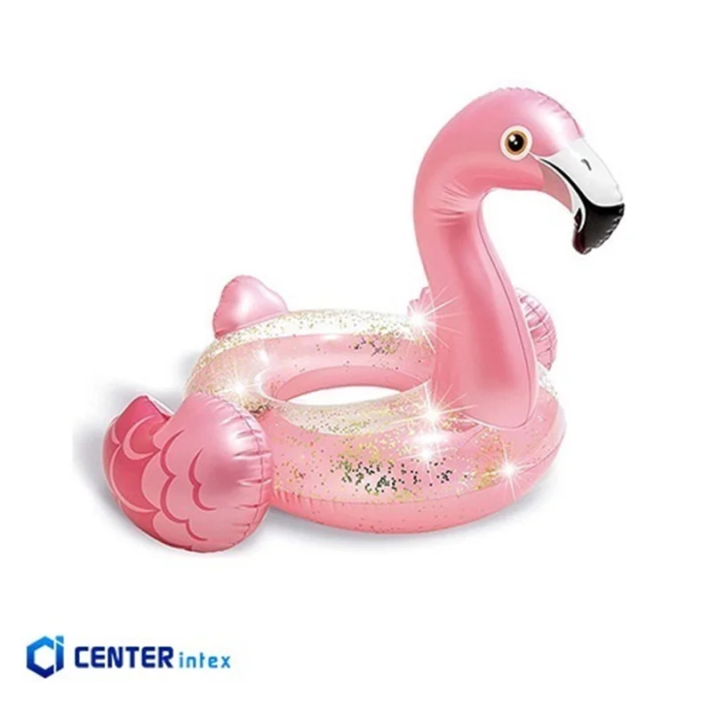 حلقه شنا بادی بزرگسال فلامینگو شاین دار