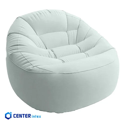 مبل بادی یک نفره دلوکس اینتکس رنگ طوسی 68590