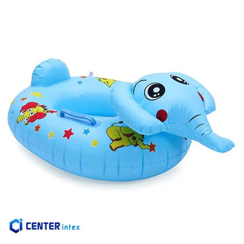 شناور بادی شورتی کودک طرح فیل آبی