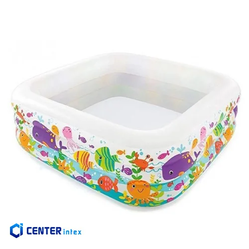 استخر بادی کودک اینتکس مدل آکواریوم مربعی