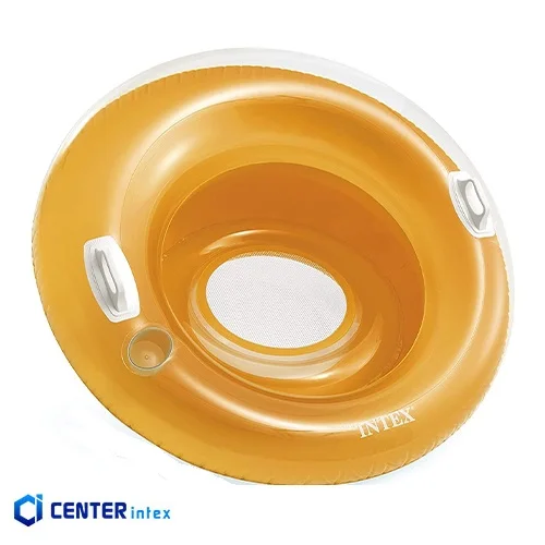 شناور بادی روی آب نارنجی مدل مبلی کف توری