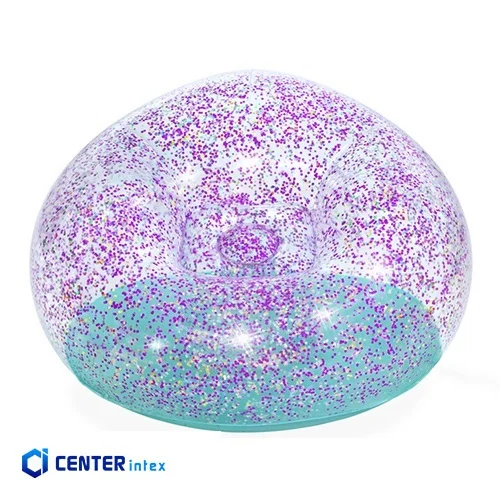 مبل بادی شاین دار گرد بنفش