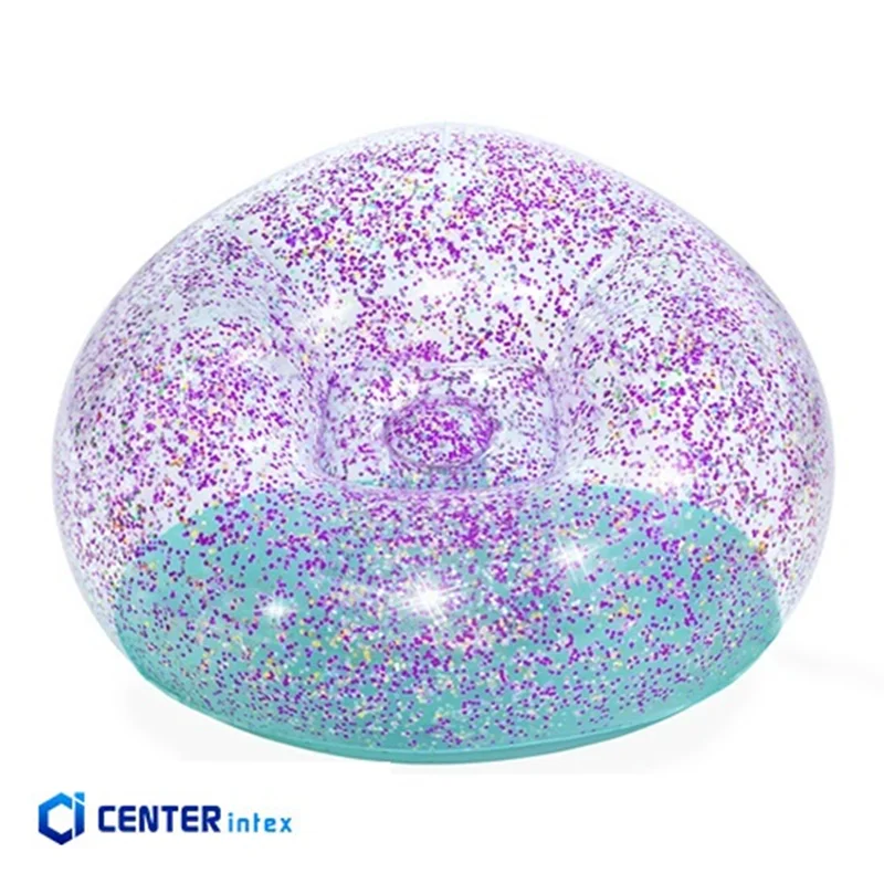 مبل بادی شاین دار گرد بنفش