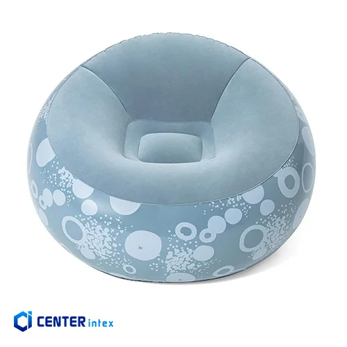 مبل بادی بزرگسال طرح دار طوسی بست وی