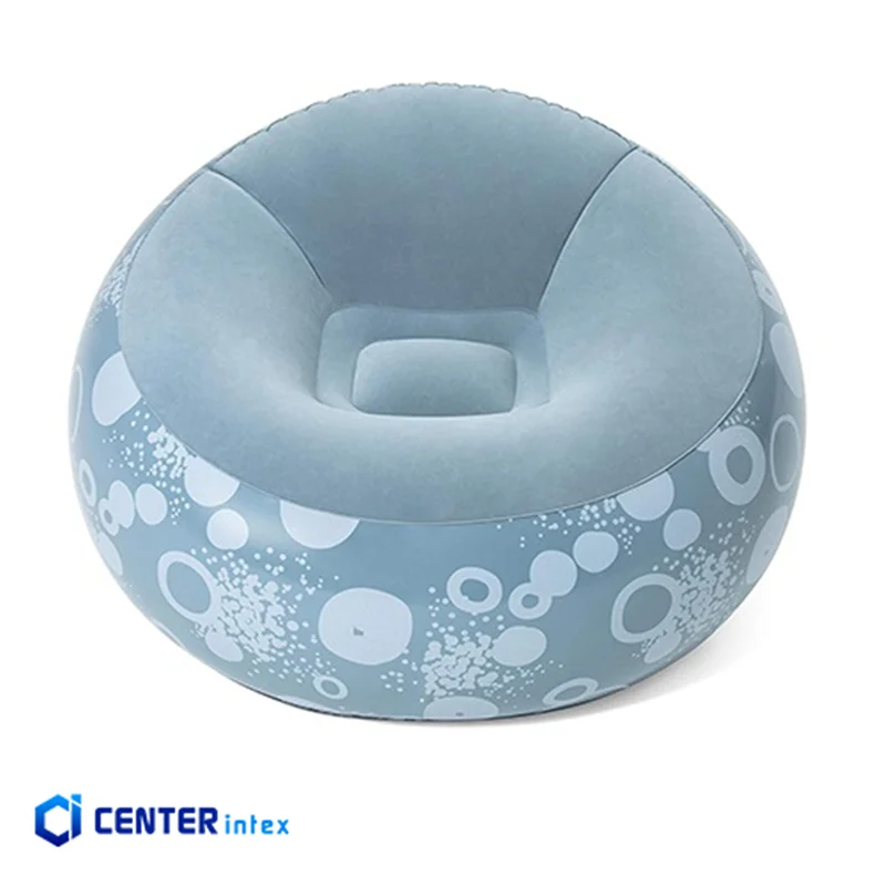 مبل بادی بزرگسال طرح دار طوسی بست وی