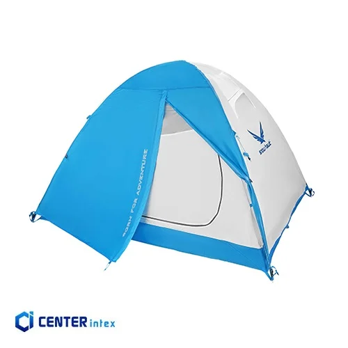 چادر مسافرتی کوهنوردی چهار نفره دوپوش اسنوهاک دیسکاوری آبی