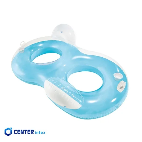 حلقه شنا بادی روی آب دوبل تکیه گاه دار