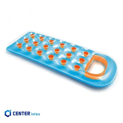 تشک بادی روی آب مدل پنجره ای آبی نارنجی