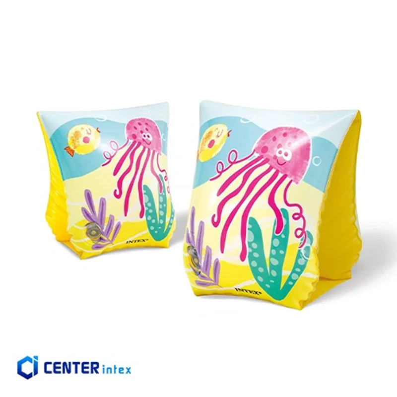 بازوبند بادی شنا کودک مدل عروس دریایی سه تا شش سال