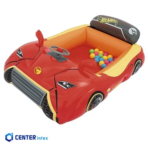 استخر توپ بادی طرح ماشین مسابقه بزرگ