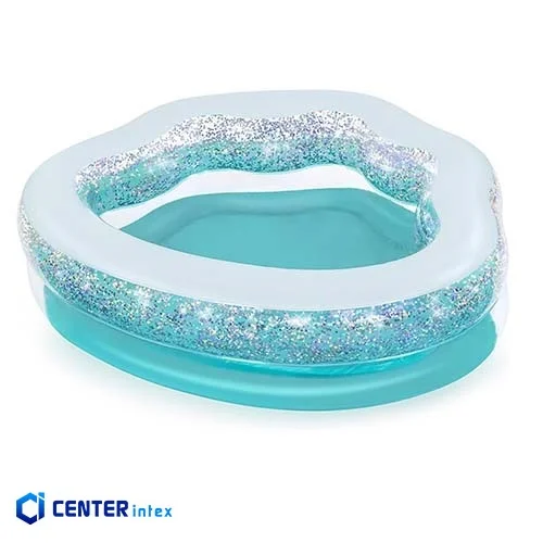 استخر بادی شاین دار آبی بزرگ