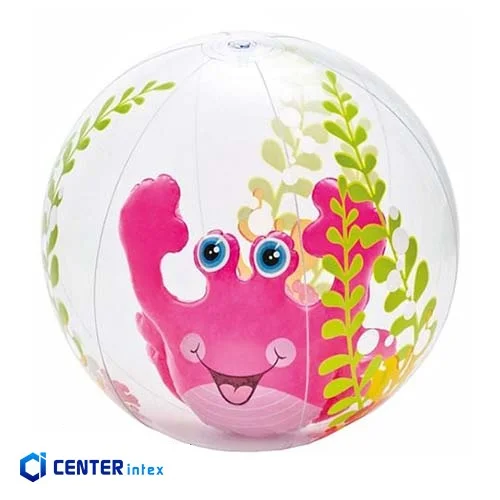 توپ بادی فانتزی اینتکس مدل خرچنگ دار صورتی