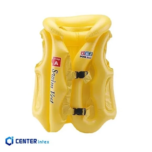 جلیقه شنا بادی زرد 6 تا 12 سال