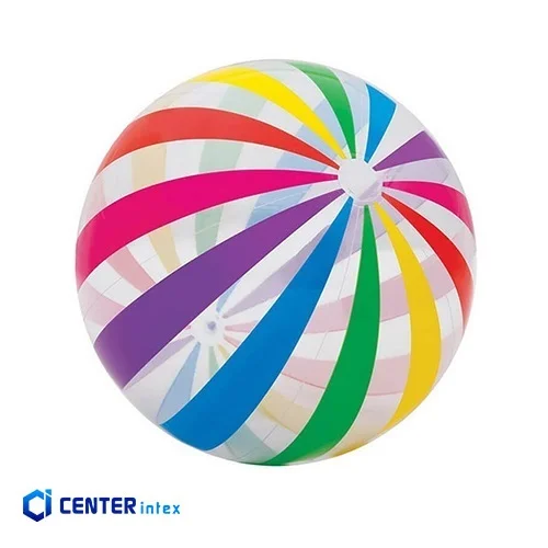 توپ بادی قطر بزرگ رنگی راه راه