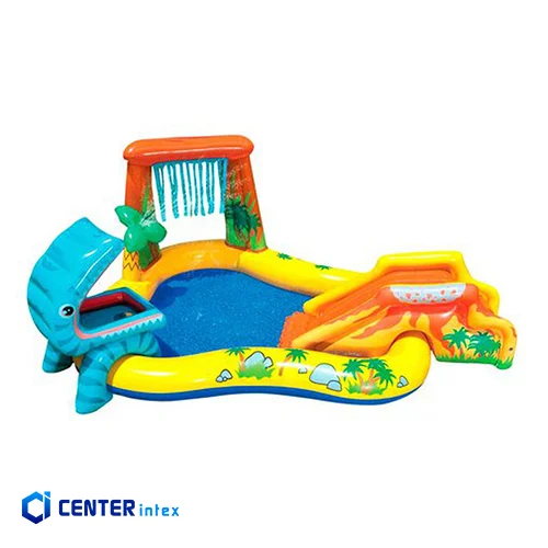 استخر بادی کودک سرسره دار اینتکس طرح ماقبل تاریخ
