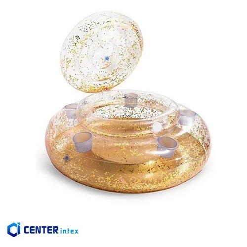 کلمن بادی شناور روی آب طلایی شاین دار