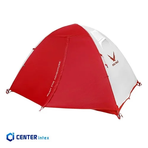 چادر مسافرتی کوهنوردی دونفره دوپوش اسنوهاک دیسکاوری قرمز