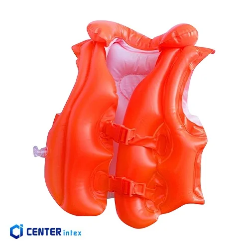 جلیقه شنا بادی کودک قرمز اینتکس