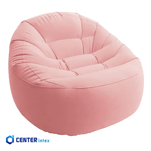 مبل بادی یک نفره دلوکس اینتکس رنگ گلبهی 68590