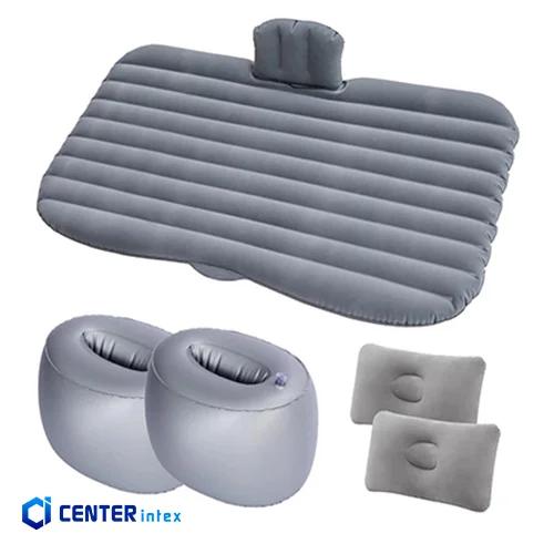 تشک بادی داخل ماشین سفری car air bed طوسی