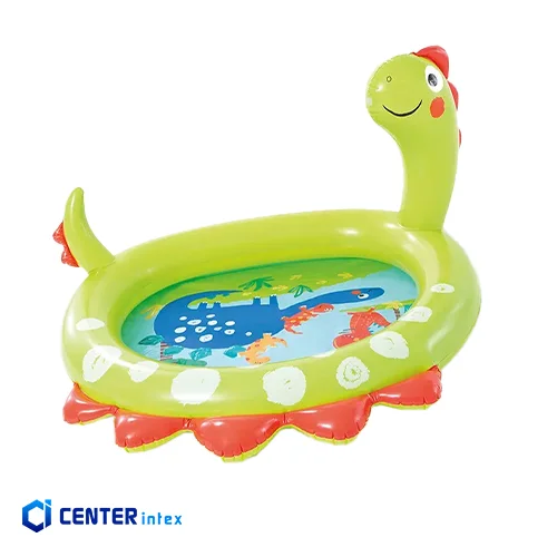 استخر بادی کودک اینتکس آبپاش دار طرح دایناسور