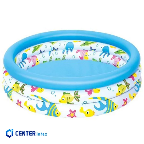 استخر بادی کودک سه رینگ طرح دریایی بست وی
