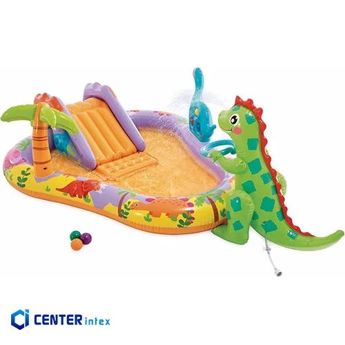 استخر بادی سرسره دار اینتکس مدل دینو پارک