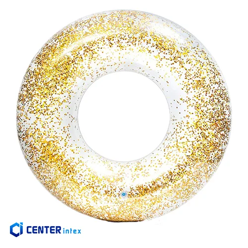 حلقه شنا بادی اینتکس طرح شاین دار طلایی