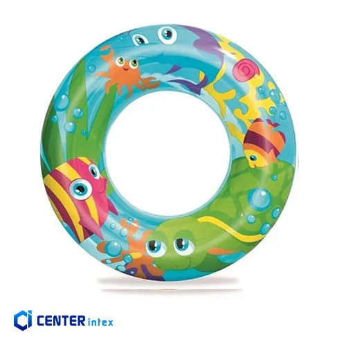 حلقه شنا بادی کودک بست وی قطر 56 طرح ماهی