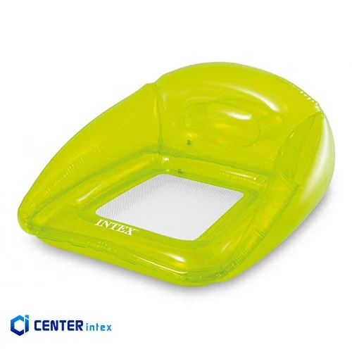 شناور بادی روی آب مبلی کف توری سبز شفاف