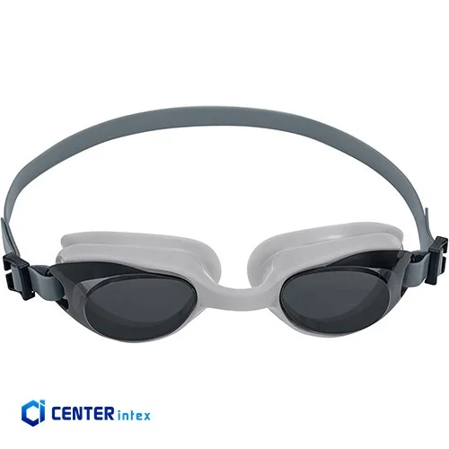 عینک شنا بزرگسال بست وی رنگ طوسی مشکی