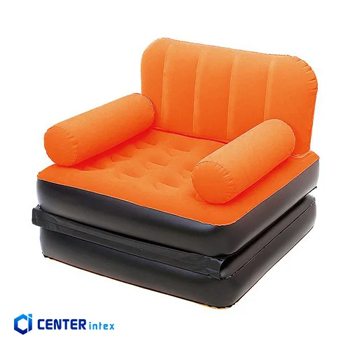 کاناپه بادی تختشو نارنجی یک نفره 67277