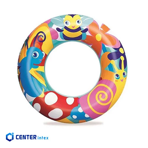 حلقه شنا بادی کودک بست وی قطر 56 طرح زنبور