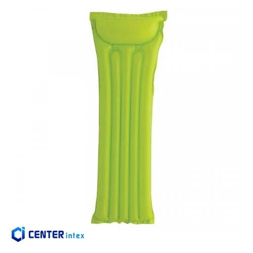 تشک بادی روی آب یکنفره سبز رنگ اینتکس