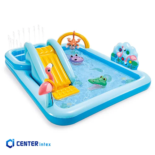 استخر بادی اینتکس سرسره دار طرح جنگل