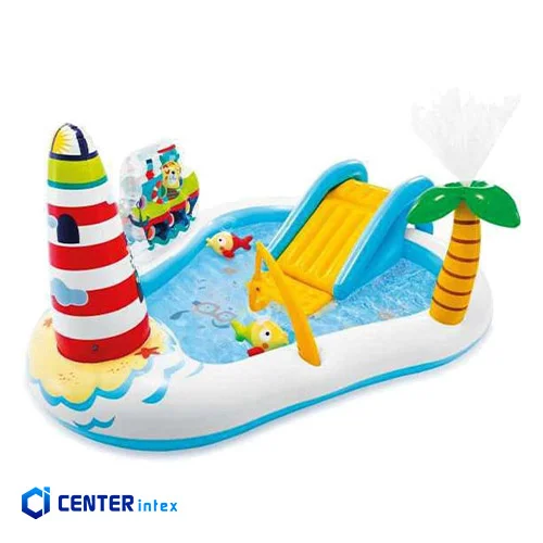 استخر بادی سرسره دار اینتکس طرح فانوس دریایی