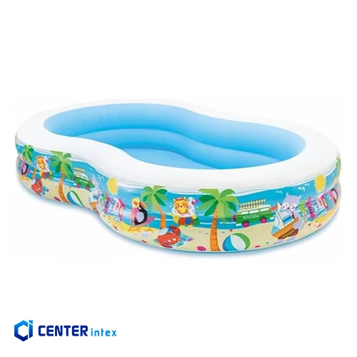 استخر بادی لوبیایی اینتکس طرح جزیره