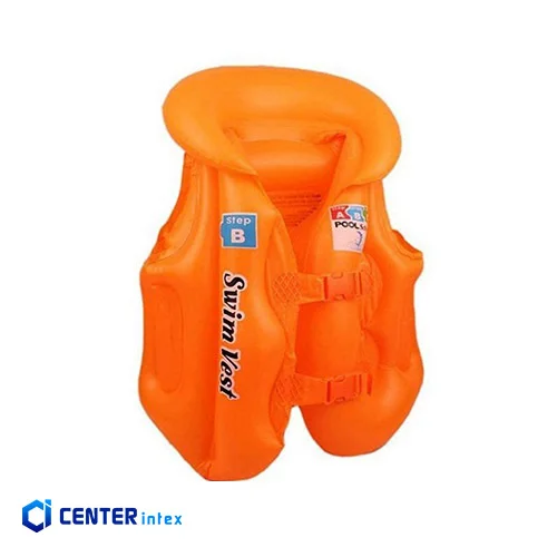 جلیقه شنا بادی 3 تا 6 سال نارنجی سایز B