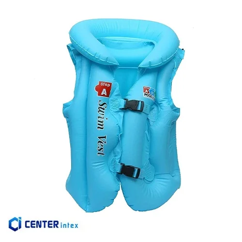 جلیقه شنا بادی آبی 6 تا 12 سال