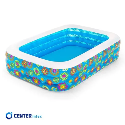 استخر بادی بزرگ مستطیلی گلدار بست وی