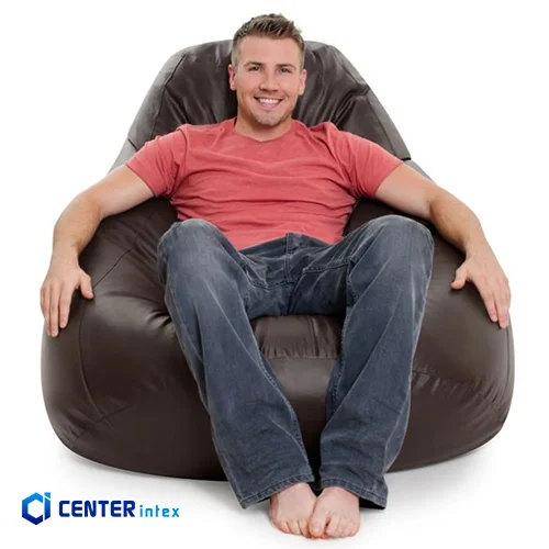 مبل شنی مدل پرنس چرم بزرگ الیاف و یونولیت 110*110