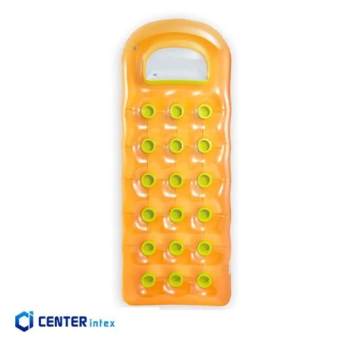 تشک بادی روی آب تکنفره نارنجی مدل پنجره ای