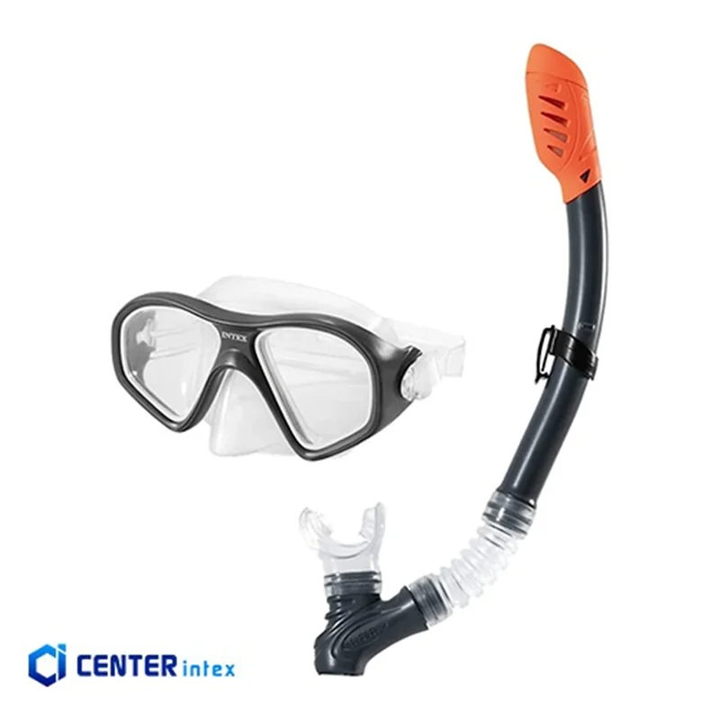 اسنورکل و ماسک شنا حرفه ای بزرگسال مشکی