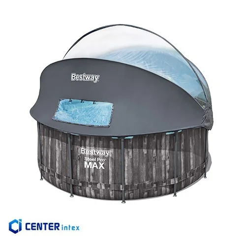 استخر پیش ساخته بست وی سایبان دار قطر 366 مدل Pro MAX