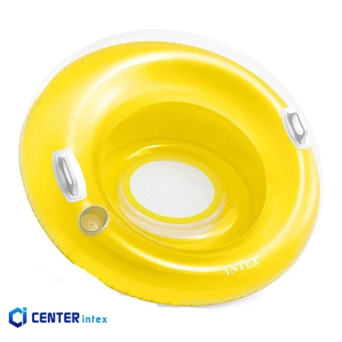 شناور بادی روی آب زرد مدل مبلی کف توری