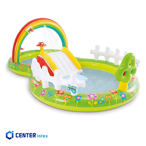 استخر بادی سرسره دار اینتکس طرح مزرعه